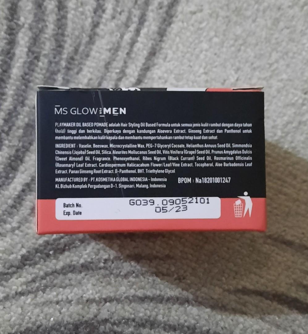 Hair Pomade MS Glow For Men Oil Based [Preloved 98%]