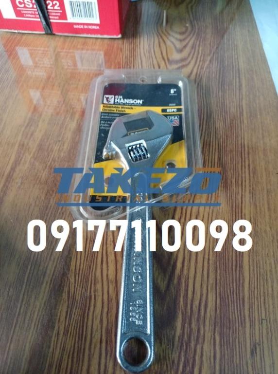 Hanson Adjustable Wrench (Category: Construction Tools & Equipment) located in Manila. Submitted by joeyroque09 (Listing ID 1124780179, Image 2). Description: 8" For more information and fast transactions, contact 09177110098 or 09173168777. __________ Location: Mayhaligue St. Abad Santos Manila Waze: Takezo Industrial Supply (Landmark: Uno High School) 126 Medicion 2B Imus Cavite Waze: Takezo Industrial Supply (Landmark: Sea Oil).