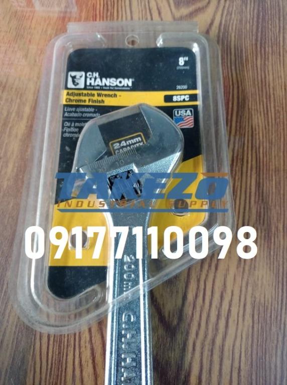 Hanson Adjustable Wrench (Category: Construction Tools & Equipment) located in Manila. Submitted by joeyroque09 (Listing ID 1124780179, Image 1). Description: 8" For more information and fast transactions, contact 09177110098 or 09173168777. __________ Location: Mayhaligue St. Abad Santos Manila Waze: Takezo Industrial Supply (Landmark: Uno High School) 126 Medicion 2B Imus Cavite Waze: Takezo Industrial Supply (Landmark: Sea Oil).