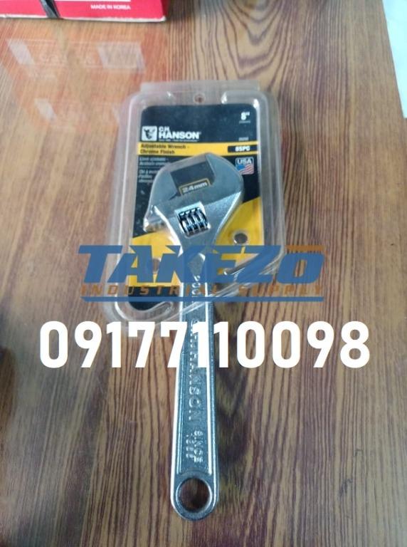 Hanson Adjustable Wrench (Category: Construction Tools & Equipment) located in Manila. Submitted by joeyroque09 (Listing ID 1124780179, Image 3). Description: 8" For more information and fast transactions, contact 09177110098 or 09173168777. __________ Location: Mayhaligue St. Abad Santos Manila Waze: Takezo Industrial Supply (Landmark: Uno High School) 126 Medicion 2B Imus Cavite Waze: Takezo Industrial Supply (Landmark: Sea Oil).