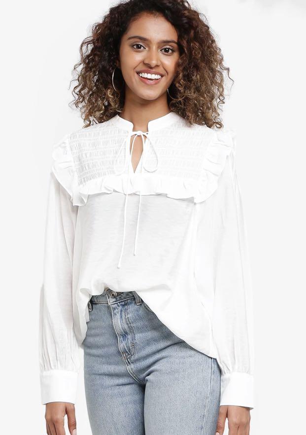 H&m ruffle blouse new arrivals