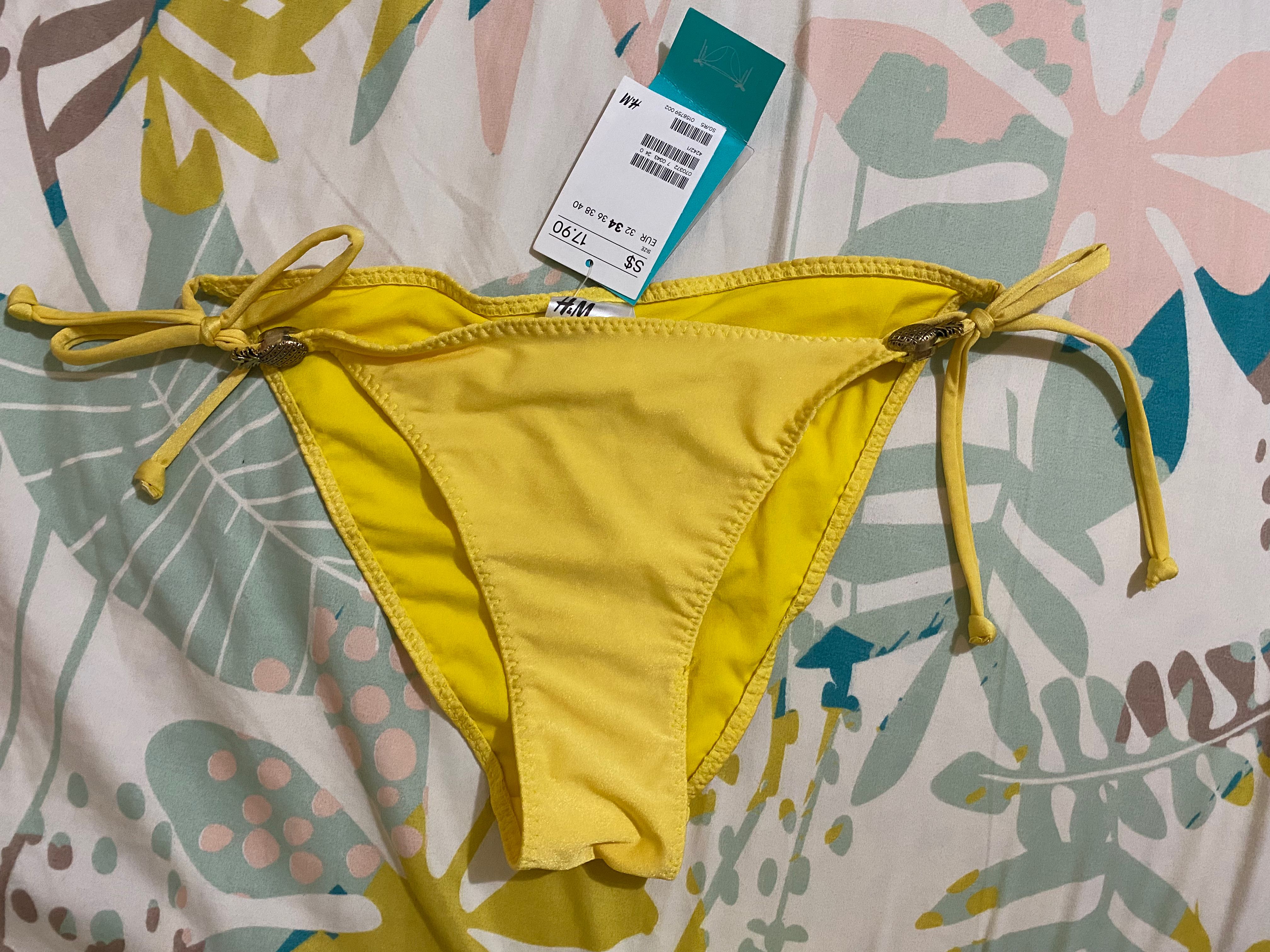 H&M Yellow Bikini (Beyonce Collaboration with H&M), Women's Fashion, Swimwear, Bikinis