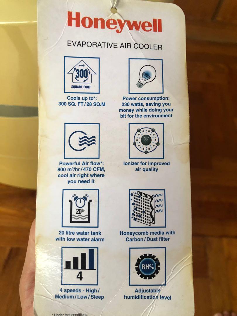 Honeywell Evaporative Cooler, TV & Home Appliances, Air Conditioners
