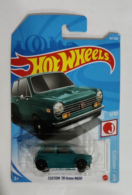 Hot Wheels Custom ‘70 Honda N600 Yellow 2021 New Release MOC 