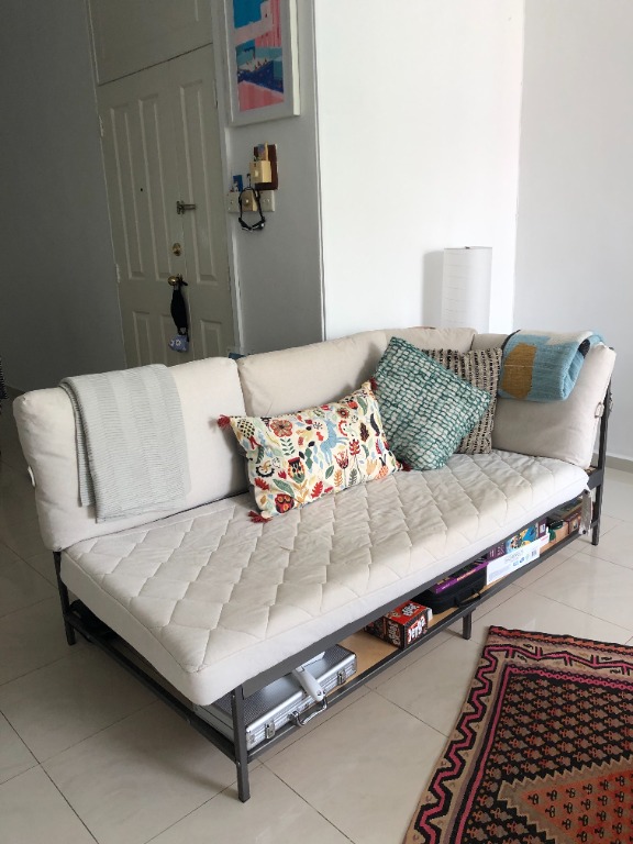IKEA EKEBOL Cream Lounge Sofa, Furniture & Home Living, Furniture, Sofas on Carousell