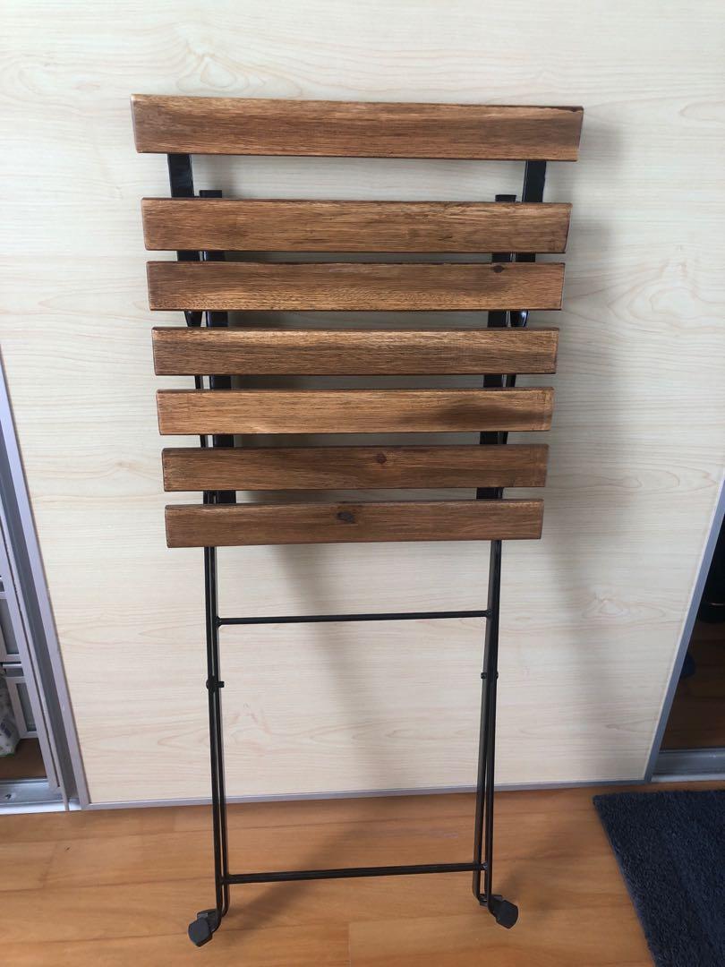 Ikea outdoor folding table and 2 chairs, Furniture & Home Living, Furniture, Tables & Sets on