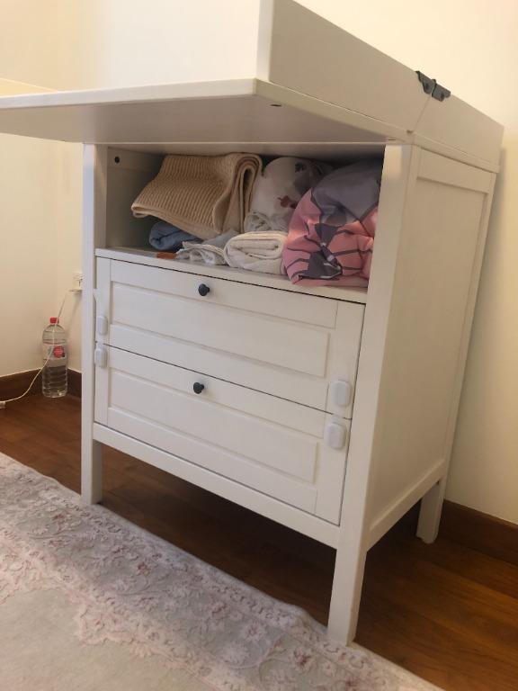 IKEA SUNDVIK changing table/chest of drawers, Furniture & Home Living