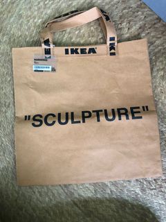 Virgil Abloh × Ikea MARKERAD tote bag, Luxury, Bags & Wallets on Carousell