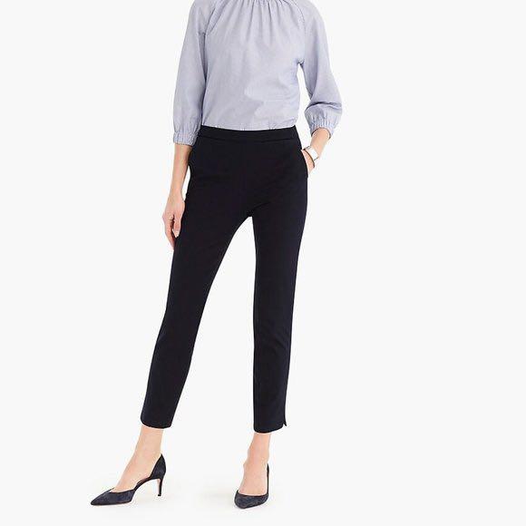 J.Crew Martie Two Way Stretch Cotton Skinny Fit Crop Pants