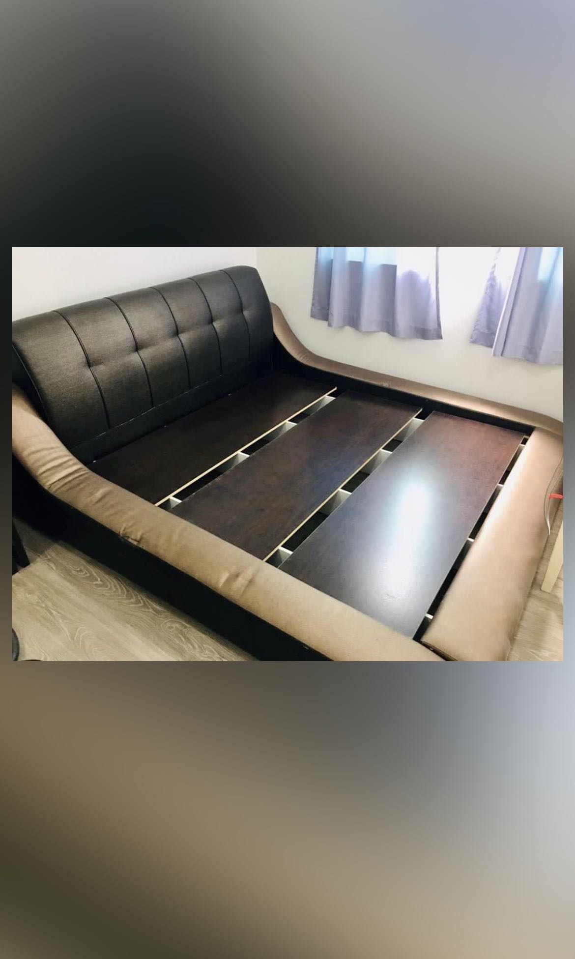 King Size Bed Frame Japanese Style, Furniture & Home Living, Furniture