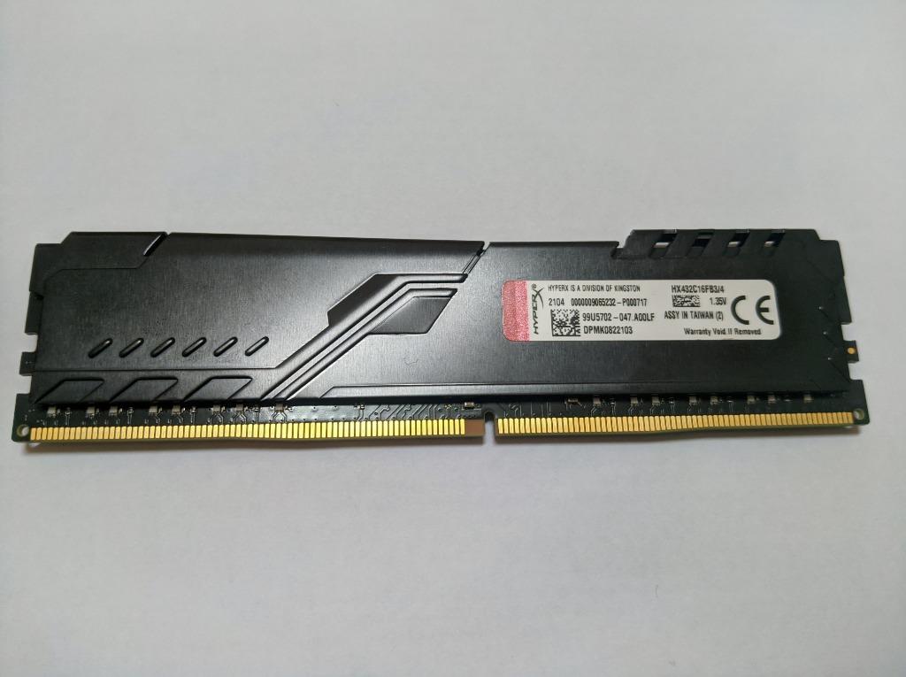 Hyperx fury 4gb hotsell ddr4 3200mhz