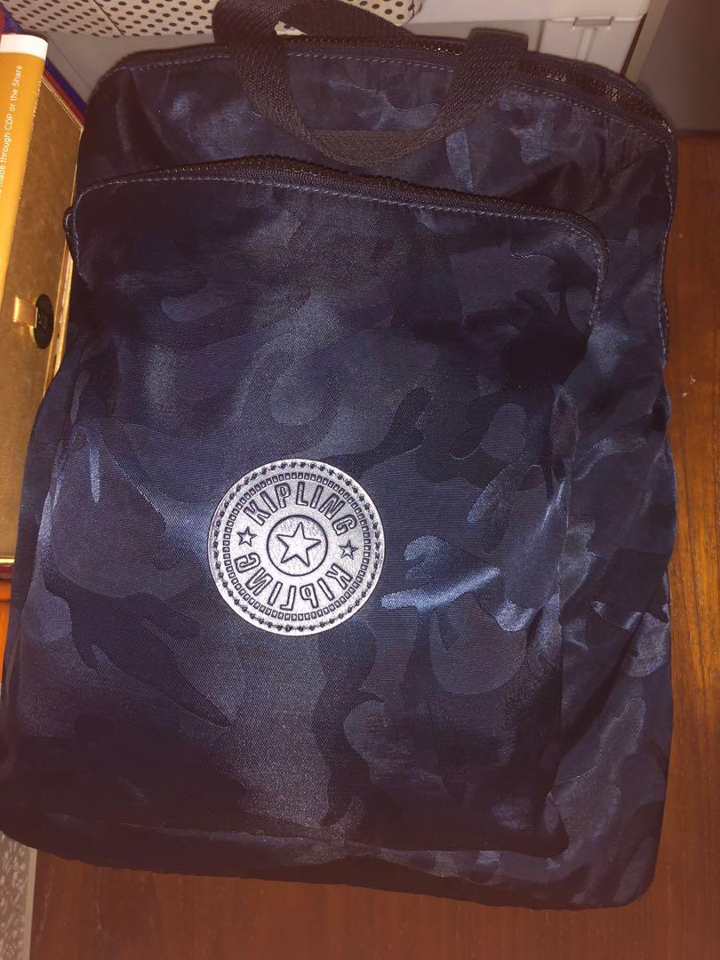 Kipling Kazuki backpack laptop bag, Men's Fashion, Bags, Backpacks on