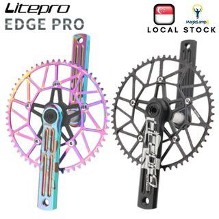 Litepro edge : Hollow tech crank set with BB