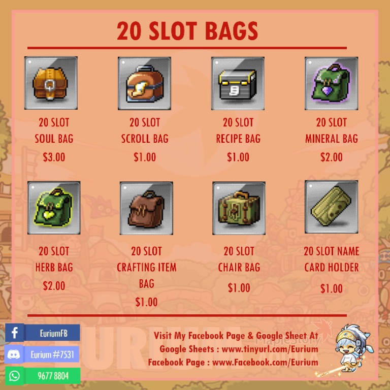 Designer leather bag maplestory new arrivals