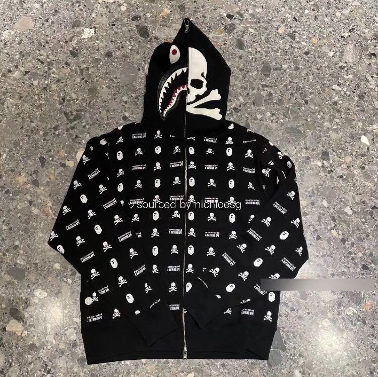 bape monogram hoodie