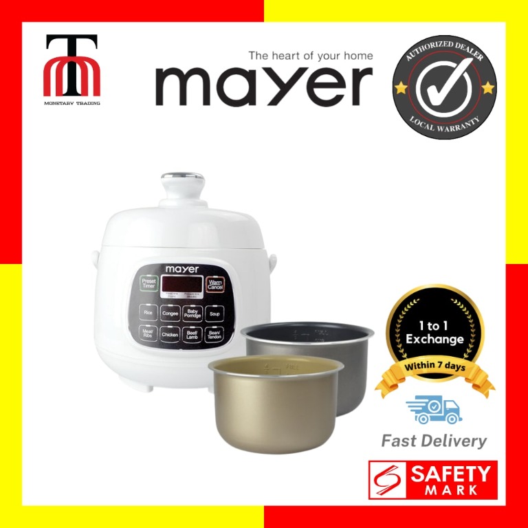 Mayer 1.6 l shop mini pressure cooker mmpc1650