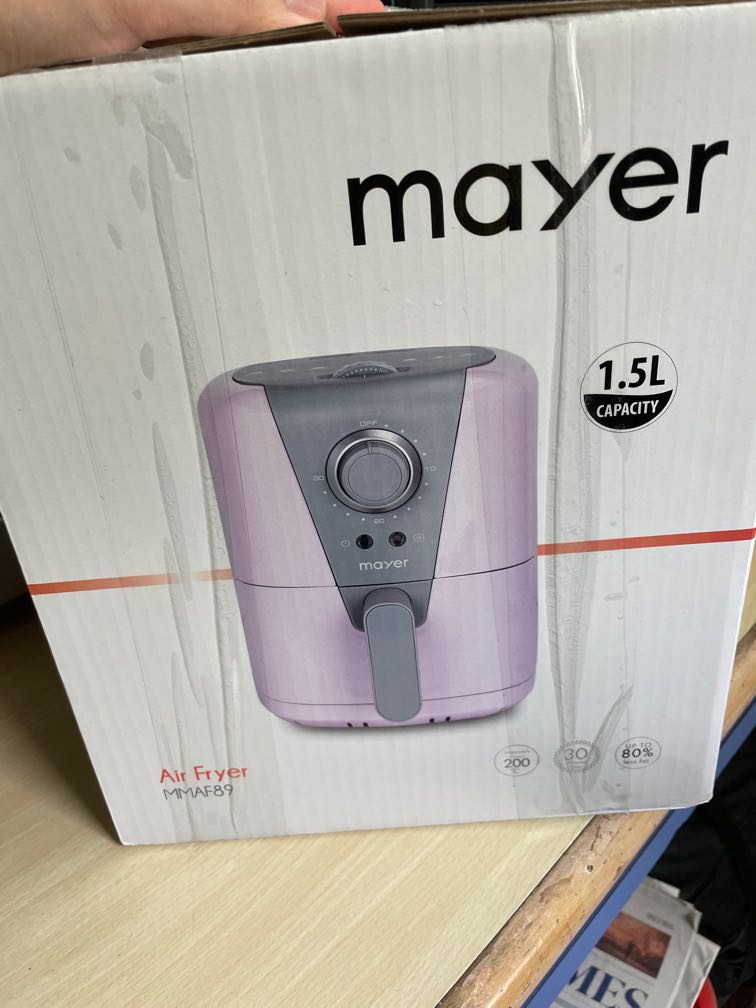 Mayer air fryer 1.5 L pink colour, TV & Home Appliances, Kitchen