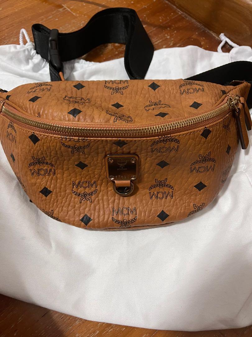 Authentic MCM bag with long strap - ecay