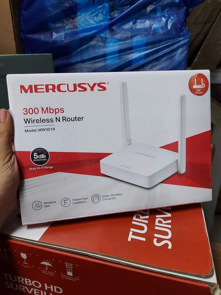 Mercusys Mw301r 300mbps Wireless N Router Two 5dbi Antennas Wifi Router Computers Tech Parts Accessories Networking On Carousell