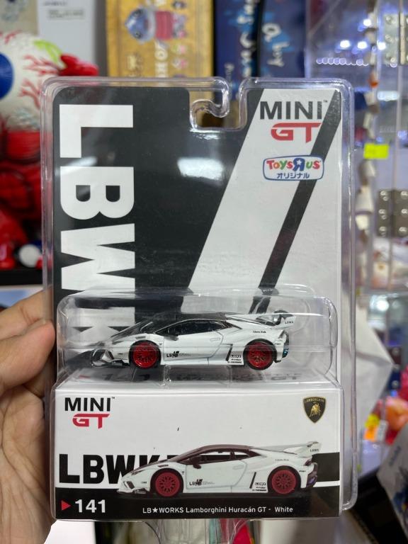 MINI GT 141 LBWK Lamborghini Huracan GT White, 興趣及遊戲, 玩具