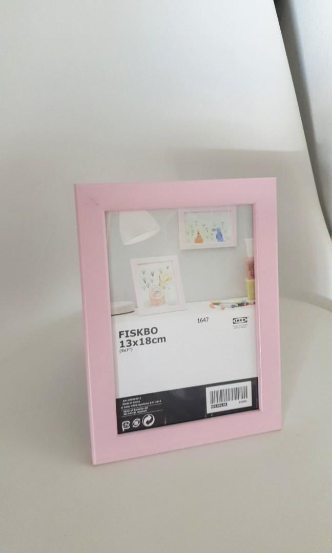 BUNDLE - 3 New IKEA Light PINK & WHITE photo frame (Category: Frames & Pictures) located in San Juan City. Submitted by akioza (Listing ID 1124807923, Image 2). Description: 2 white, 1 pink... Selling together. Fixed price. Looks as when bought since I never got to use them, just stored Selling only bec. I'm leaving the country soon 🙏🏼 Was hard for me to find in this exact pink color. I wanted for my baby's room but must let go Clean white & Pe