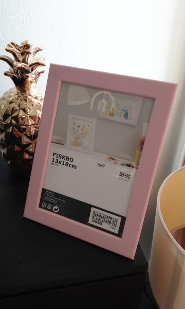BUNDLE - 3 New IKEA Light PINK & WHITE photo frame (Category: Frames & Pictures) located in San Juan City. Submitted by akioza (Listing ID 1124807923, Image 3). Description: 2 white, 1 pink... Selling together. Fixed price. Looks as when bought since I never got to use them, just stored Selling only bec. I'm leaving the country soon 🙏🏼 Was hard for me to find in this exact pink color. I wanted for my baby's room but must let go Clean white & Pe