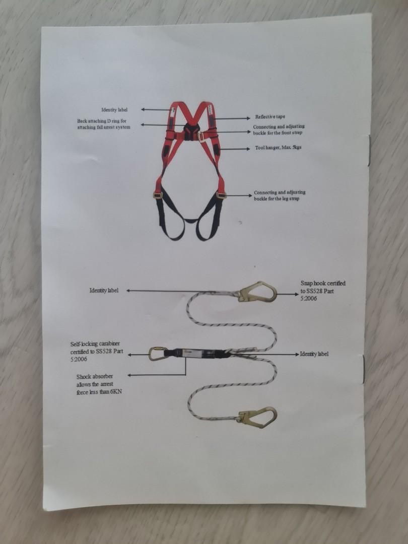 Orex full body harness, Sports Equipment, Other Sports Equipment and Supplies on Carousell