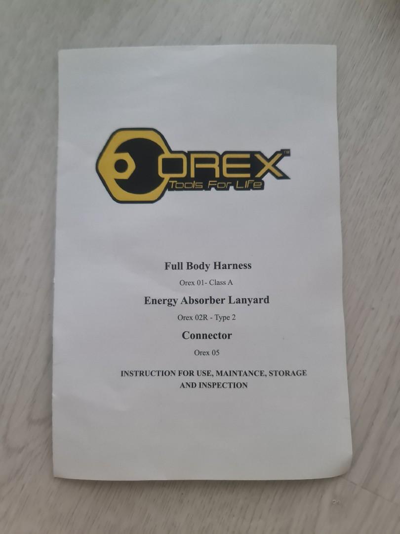 Orex full body harness, Sports Equipment, Other Sports Equipment and Supplies on Carousell