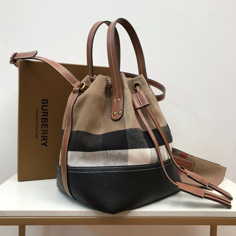 canvas burberry bag