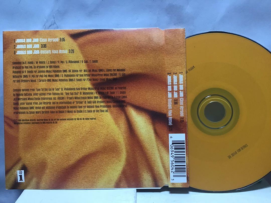 ORIGINAL PRESS Black Eyed Peas Joints and Jam OOP CD SINGLE Anubis