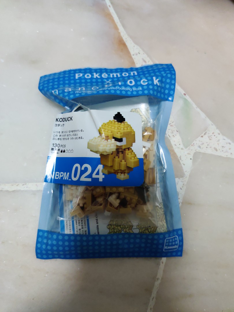 Pokemon Nanoblock Psyduck Hobbies Toys Toys Games On Carousell