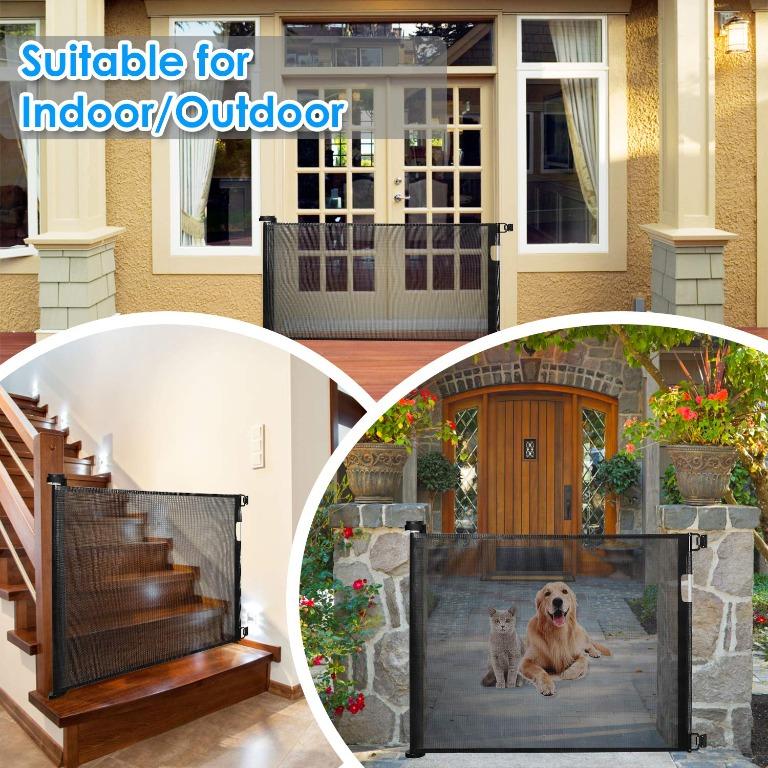 Retractable Baby Gate Long Span, Babies & Kids, Baby Nursery & Kids