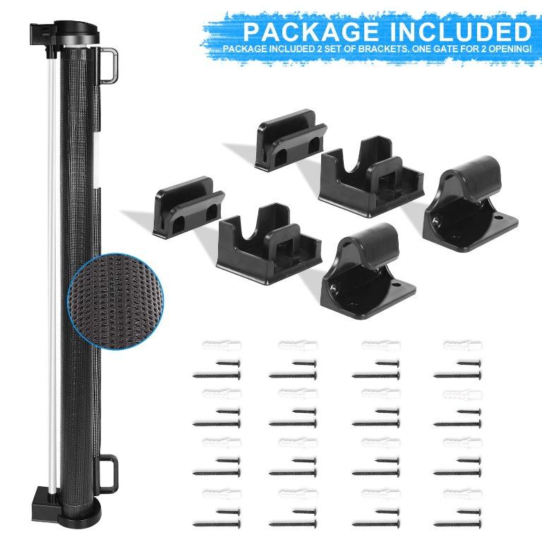 Retractable Baby Gate Long Span, Babies & Kids, Baby Nursery & Kids