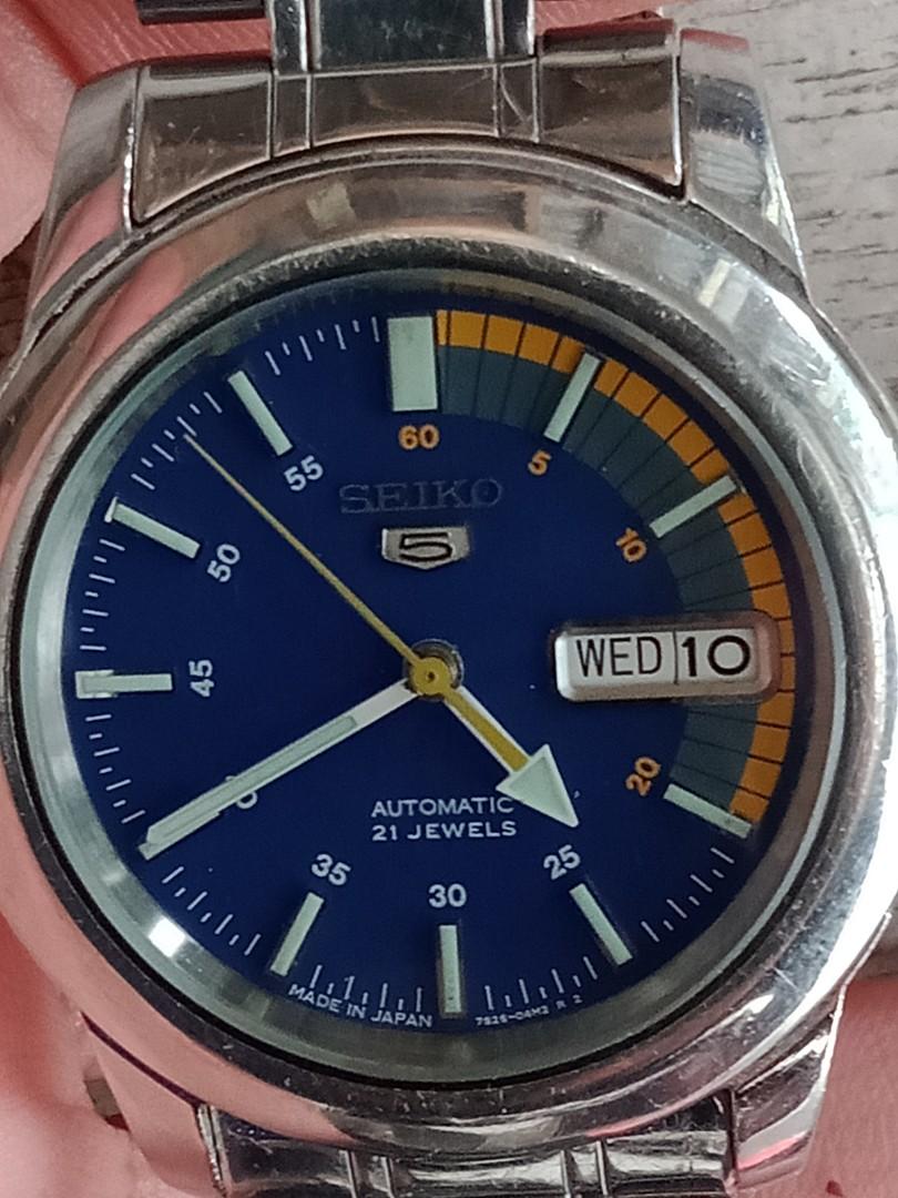 Seiko 5 Classic Men's Size Blue Dial Stainless Steel Strap Watch SNKK27K1,  Men's Fashion, Watches \u0026 Accessories, Watches on Carousell