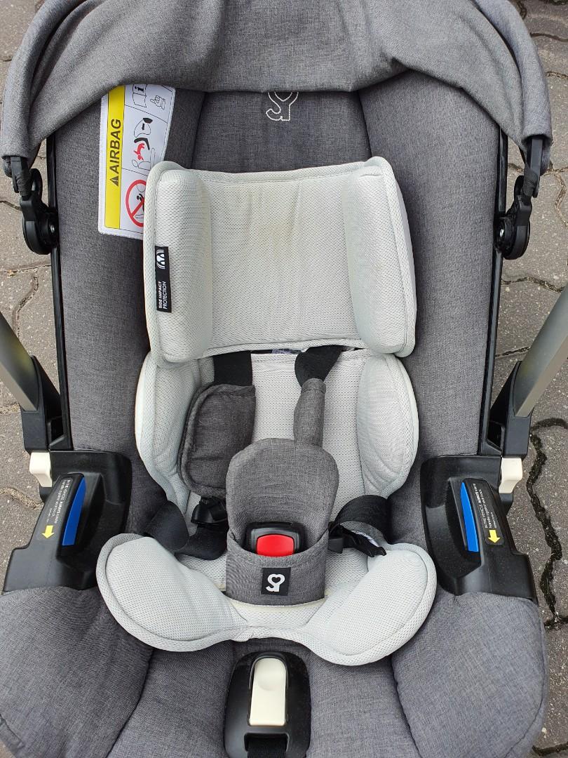 Seldomused ORIGINAL Doona Car Seat Stroller Storm Grey, Babies