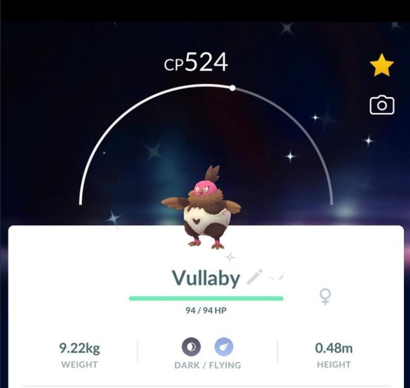 SHINY VULLABY Pokemon Go Video Gaming Video Games Others On Carousell