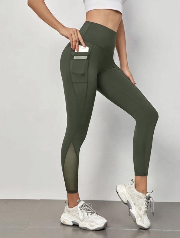 Gym leggings phone pocket clearance