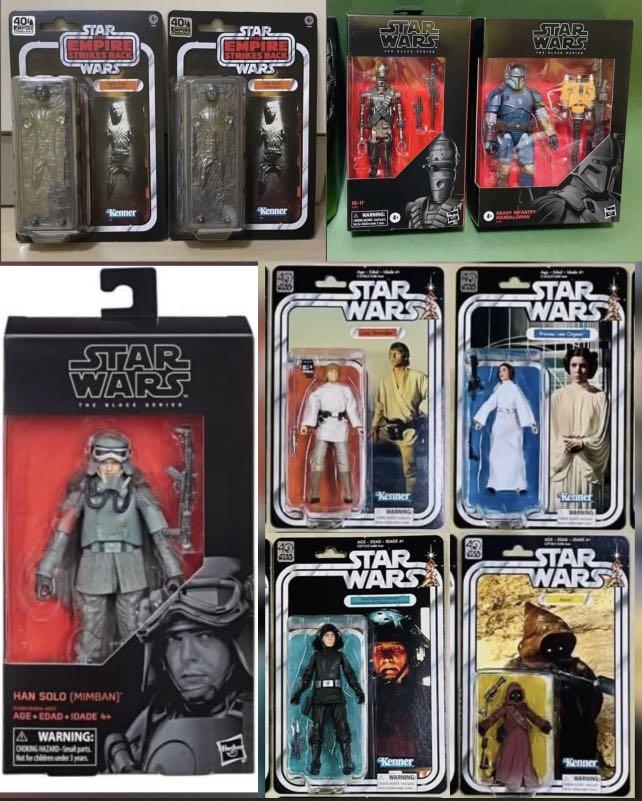 Star wars black shop series full list