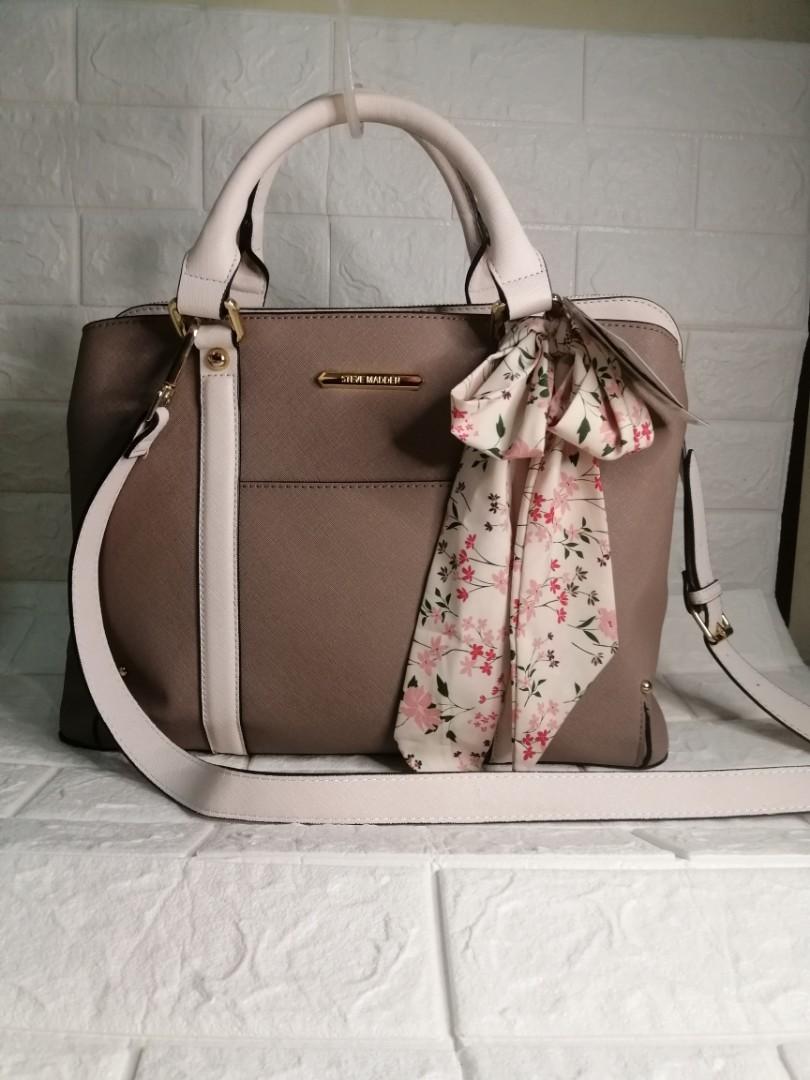 Steve Madden 2 way Delta Taupe Multi Purse Bag Luxury Bags Wallets on Carousell