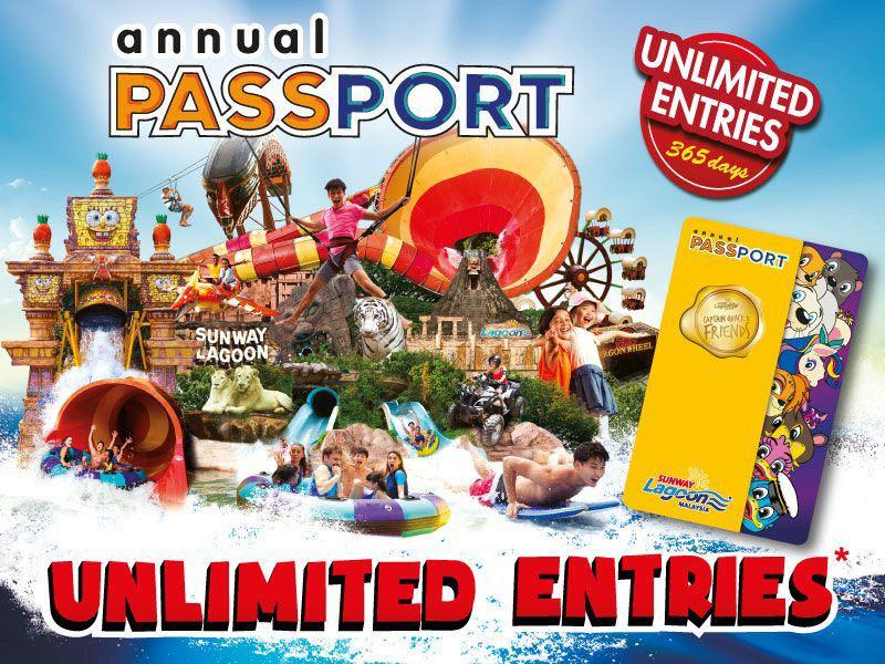 Sunway Lagoon Annual Passport for student, Tickets & Vouchers, Local