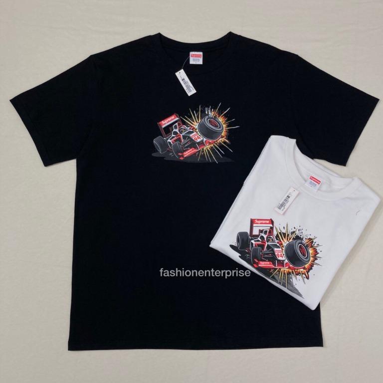 Supreme crash on sale tee white