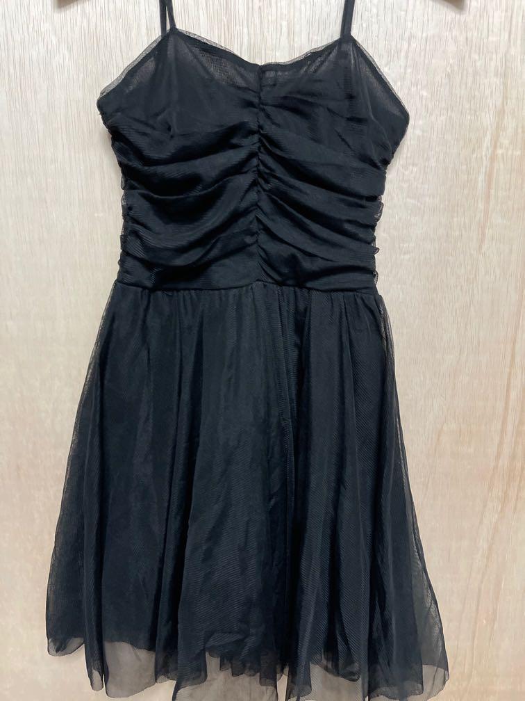 Girls black sale dress target