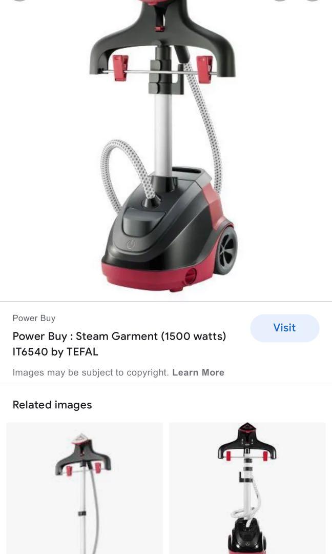 Tefal garment steamer IT6540, TV & Home Appliances, Irons & Steamers on