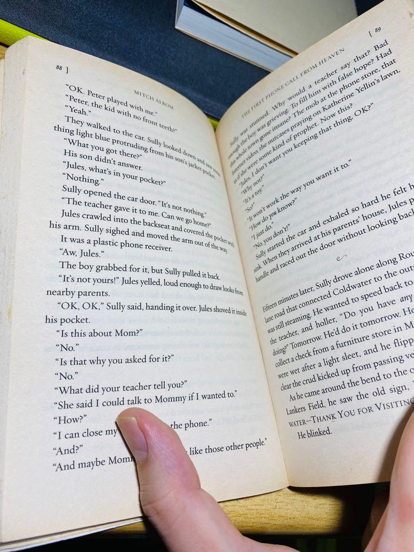 The First Phone Call from Heaven by Mitch Albom, Hobbies & Toys, Books ...