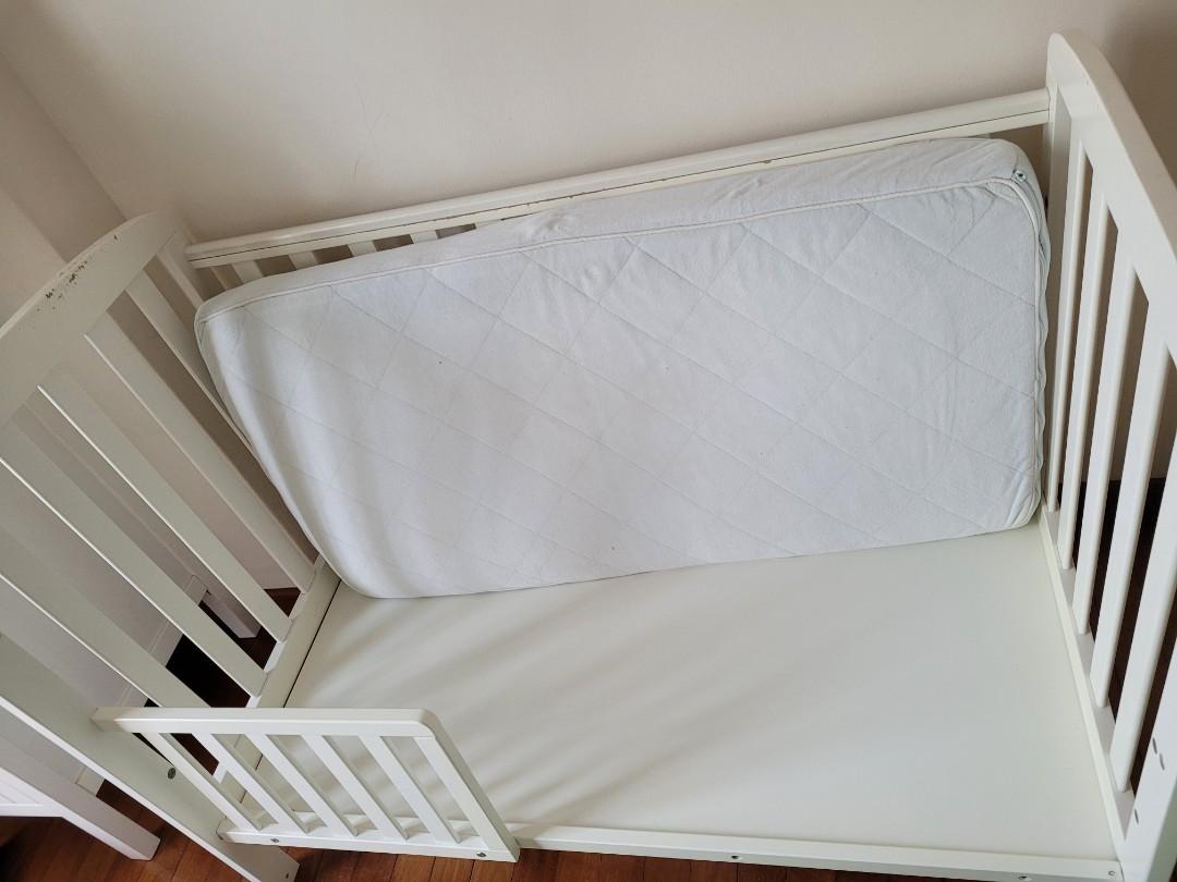 Toddler bed (cot) + mattress, Babies & Kids, Baby Nursery & Kids Furniture, Cots & Cribs on