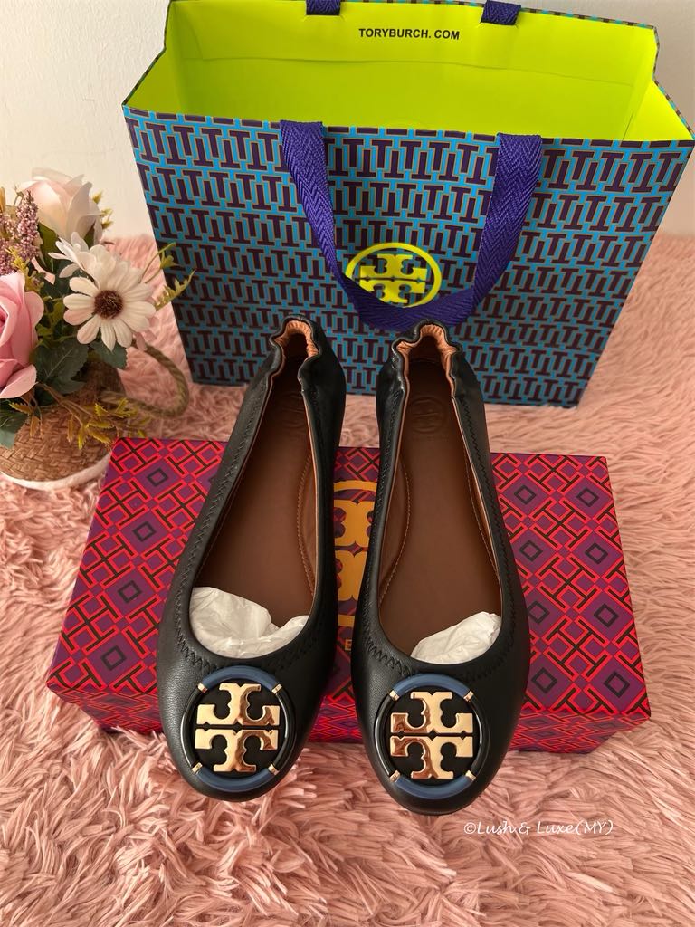Tory burch logo flats top