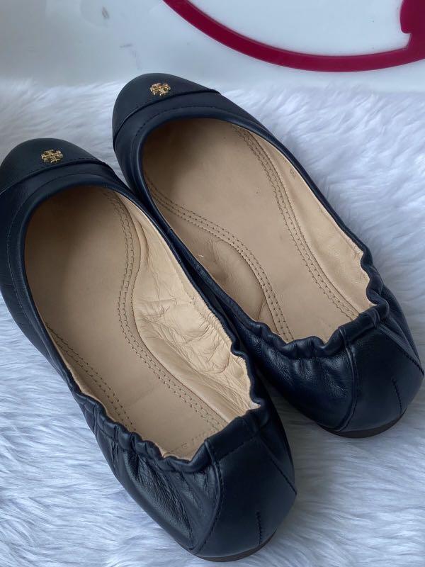 Tory burch best sale navy ballet flats