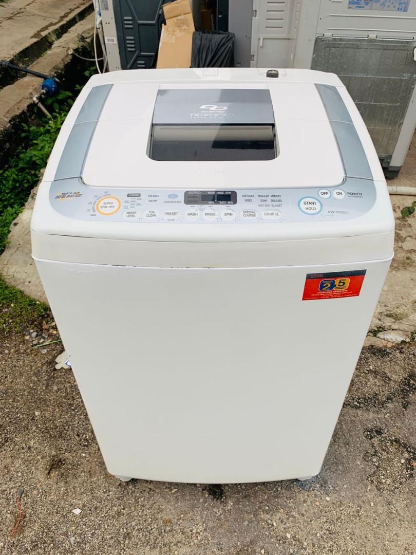 TOSHIBA TOP LOAD WASHING MACHINE 8.5 KG, TV & Home Appliances, Washing