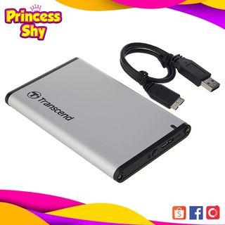 Transcend Storejet 25S3 USB 3.1 2.5" SSD HDD Enclosure Aluminum Case TS0GSJ25S3
