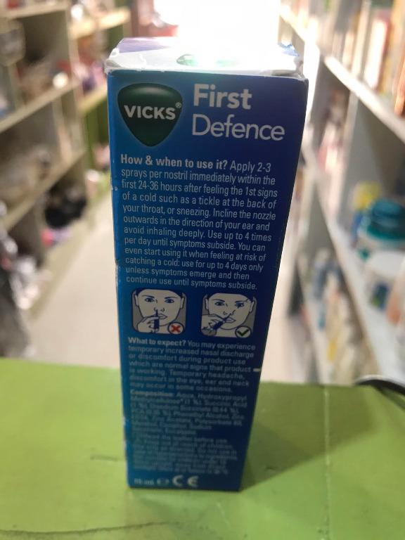 VICKS First Defence Nasal Spray 15ml, Beauty & Personal Care, Face ...